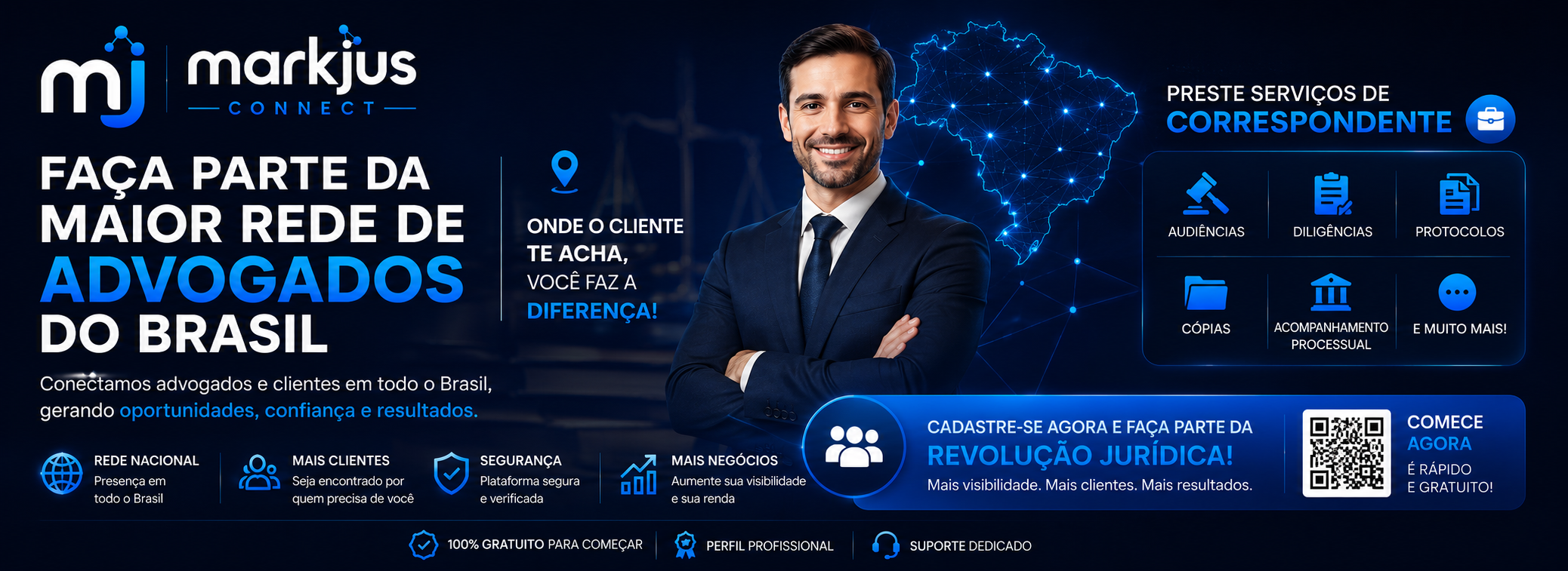 Markjus Connect — marketplace de advogados