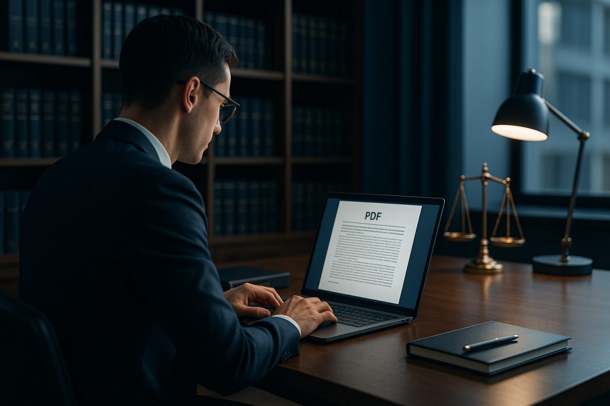 Como analisar um processo judicial em PDF muito mais rápido com IA